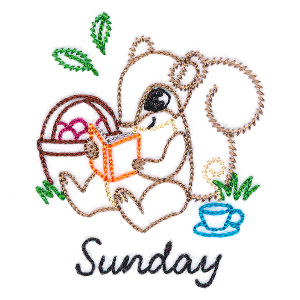 Reading Squirrel on Sunday - Image 3