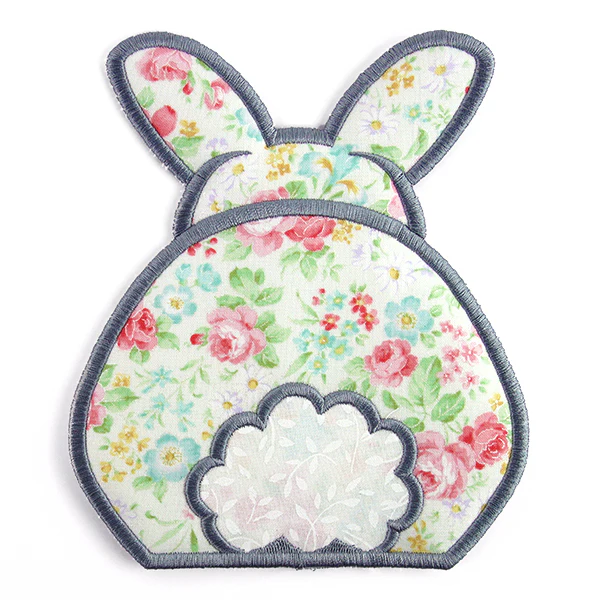 Rearview Bunny Trivet (In-the-Hoop) - Image 3