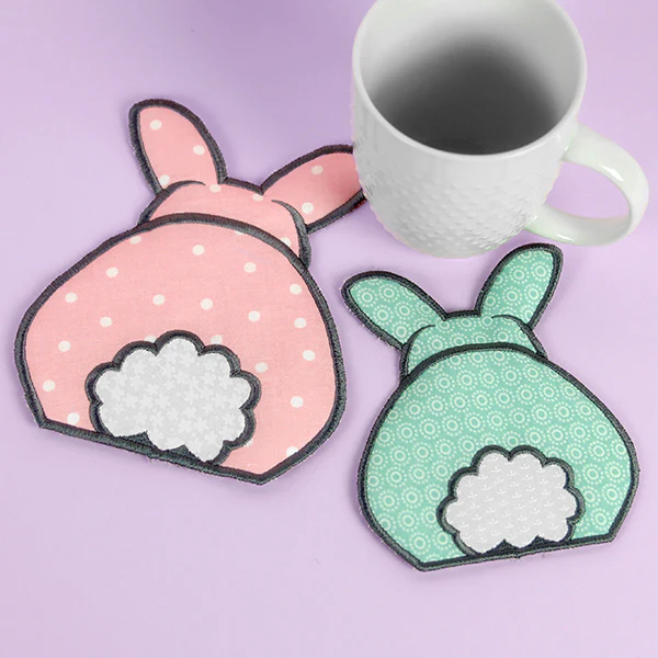 Rearview Bunny Trivet (In-the-Hoop) - Image 7