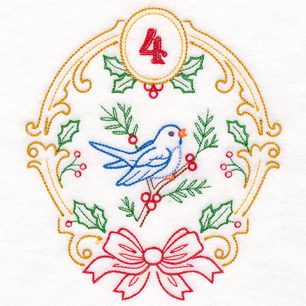 Regal 12 Days of Christmas - Four Calling Birds (Vintage) - Image 5