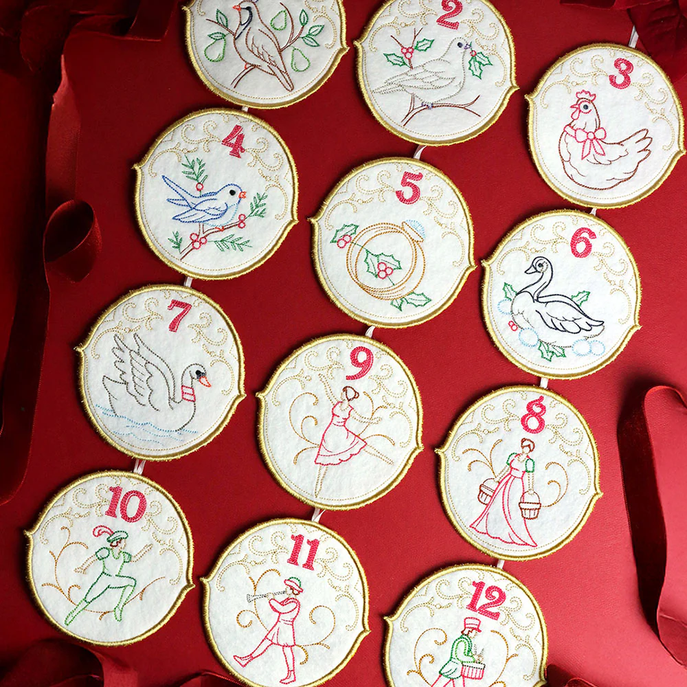 Regal 12 Days of Christmas Ornaments Design Pack - Image 2