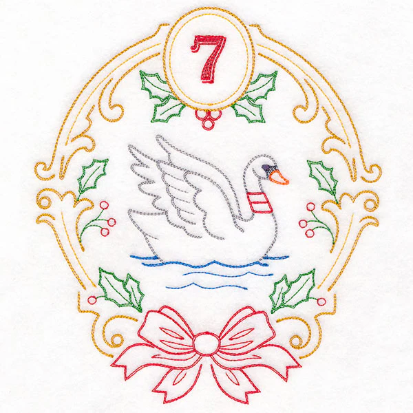 Regal 12 Days of Christmas - Seven Swans-a-Swimming (Vintage)