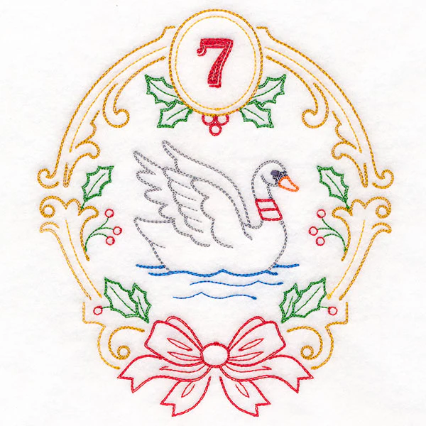 Regal 12 Days of Christmas - Seven Swans-a-Swimming (Vintage) - Image 3