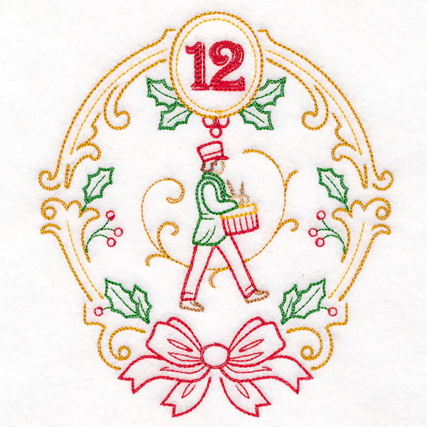 Regal 12 Days of Christmas - Twelve Drummers Drumming (Vintage) - Image 5