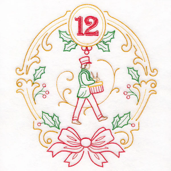 Regal 12 Days of Christmas - Twelve Drummers Drumming (Vintage) - Image 7