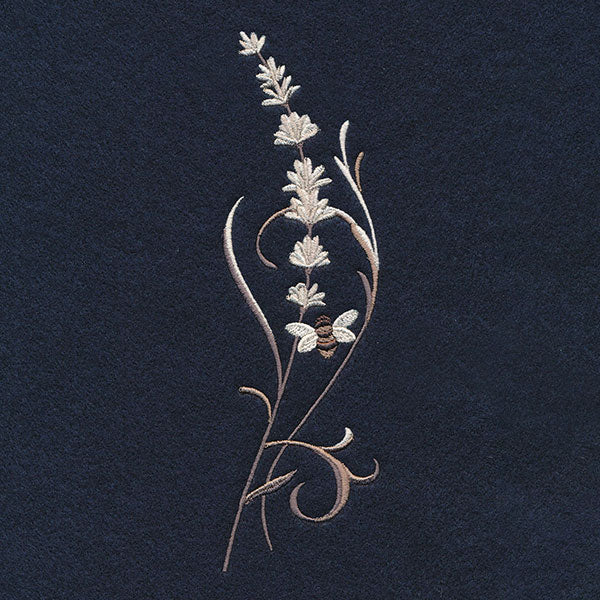 Regal Blooms & Bees Vertical Border - Image 2