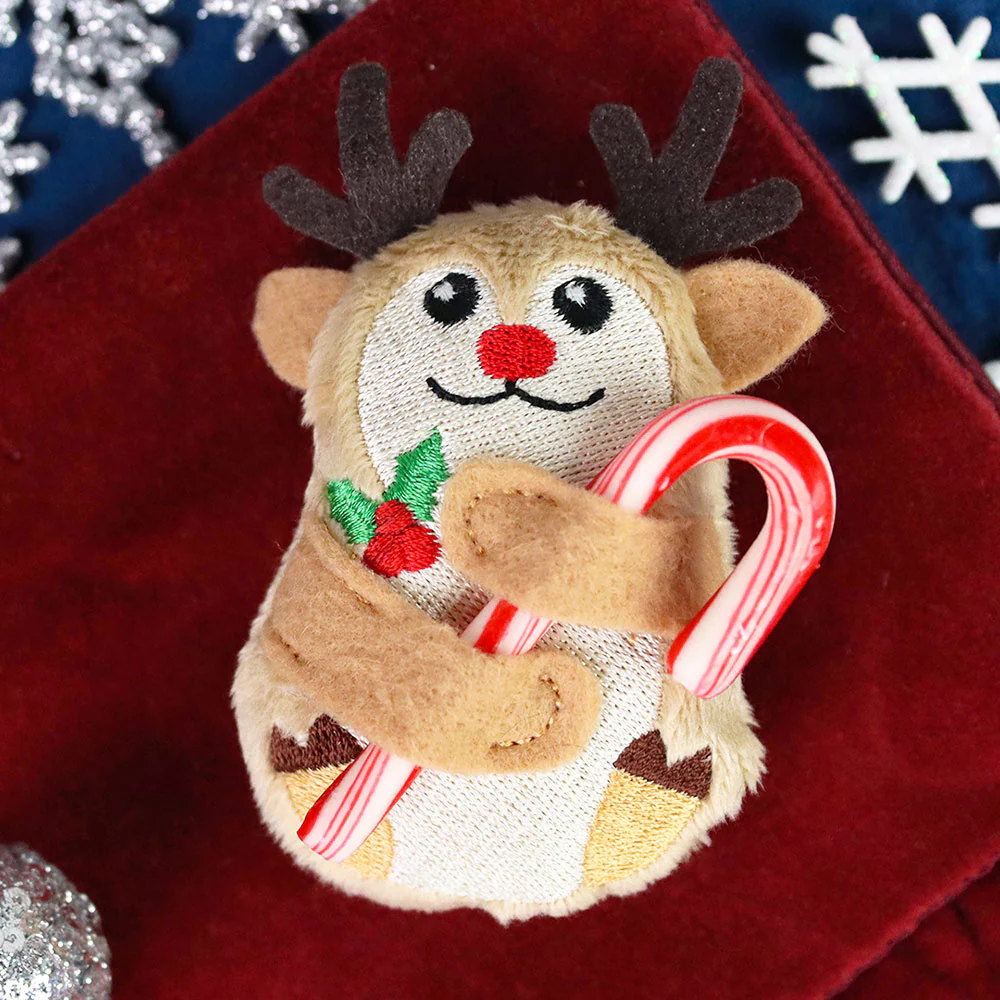 Reindeer Candy Cane Holder Stuffie (In-the-Hoop) - Image 4