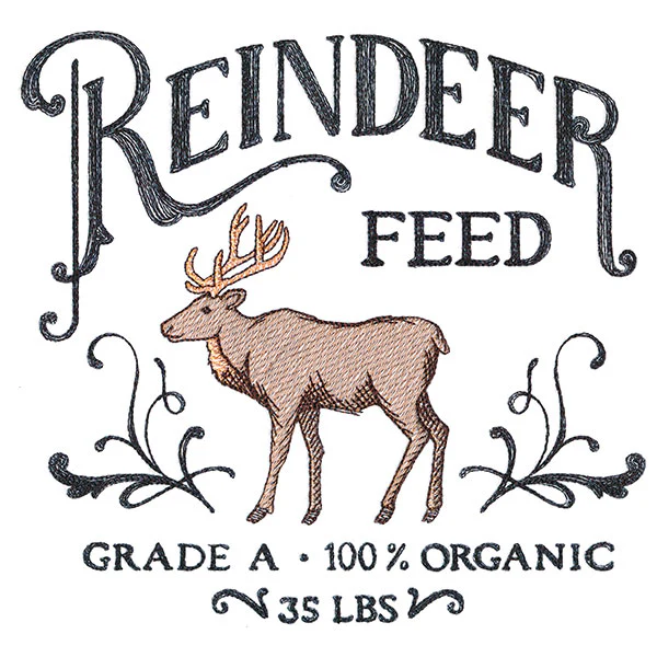 Reindeer Feed Market Sign - Image 5