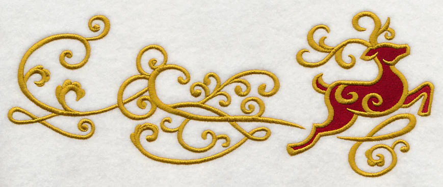 Reindeer Frolic Border - Image 6