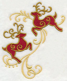Reindeer Frolic Pair - Image 2