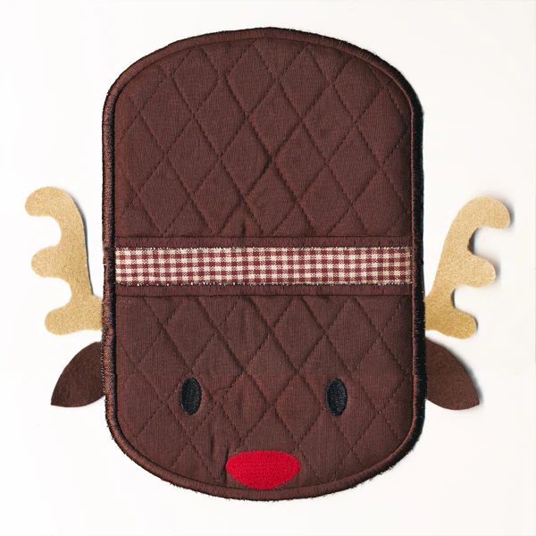 Reindeer Pot Holder (In-the-Hoop) - Image 3