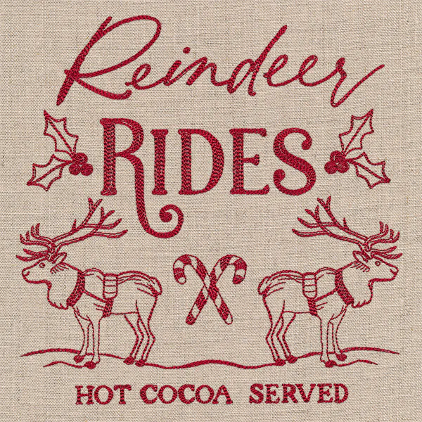 Reindeer Rides Market Sign - Image 5