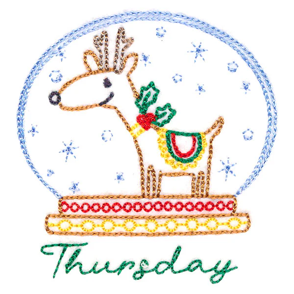 Reindeer Snowglobe on Thursday - Image 2