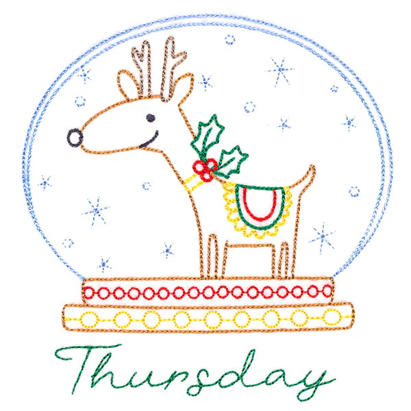 Reindeer Snowglobe on Thursday - Image 3