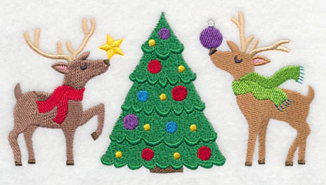 Reindeer Trim the Christmas Tree - Image 5