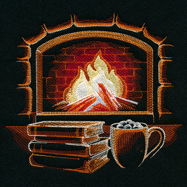 Relaxing Fireplace Scene - Image 10