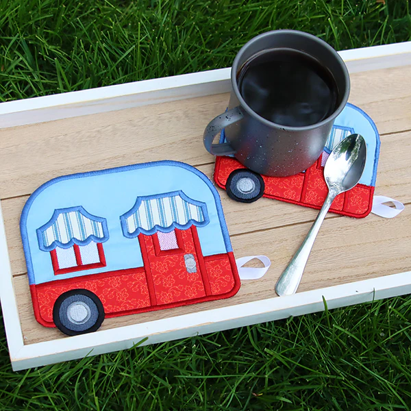 Retro Camper Trivet (In-the-Hoop) - Image 6