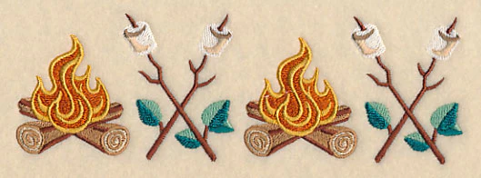 Retro Camping Border - Image 4