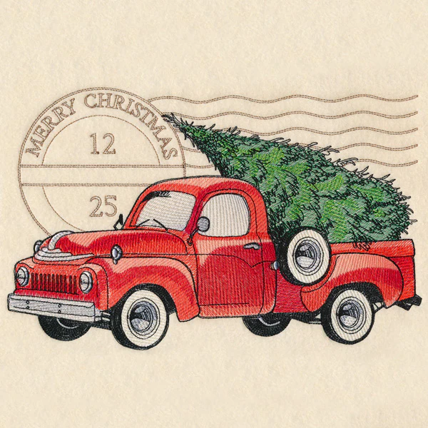 Retro Christmas Truck - Image 5