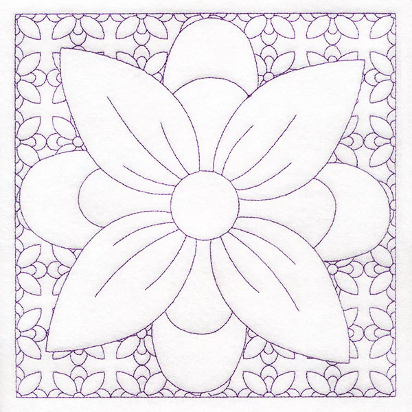 Retro Details Flower Quilting 1 (Double Run) - Image 10