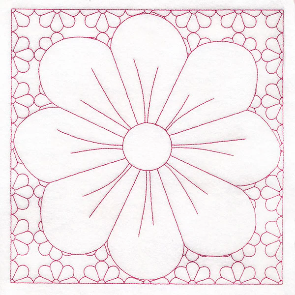 Retro Details Flower Quilting 2 (Double Run) - Image 5