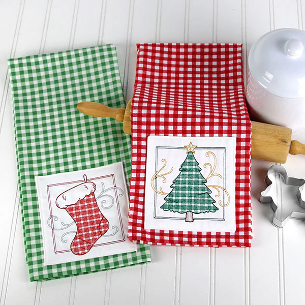 Retro Gingham Christmas Tree - Image 4
