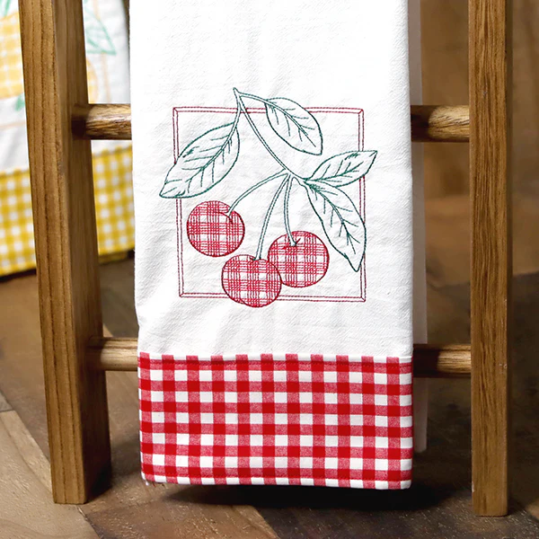 Retro Gingham Fruit - Cherries - Image 12