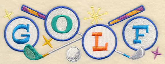 Retro Golf Border - Image 3