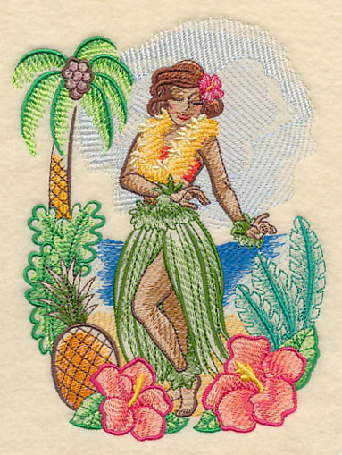 Retro Hula Girl - Image 3