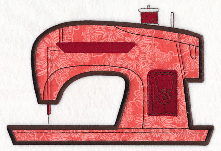 Retro Sewing Machine 1 (Applique) - Image 6
