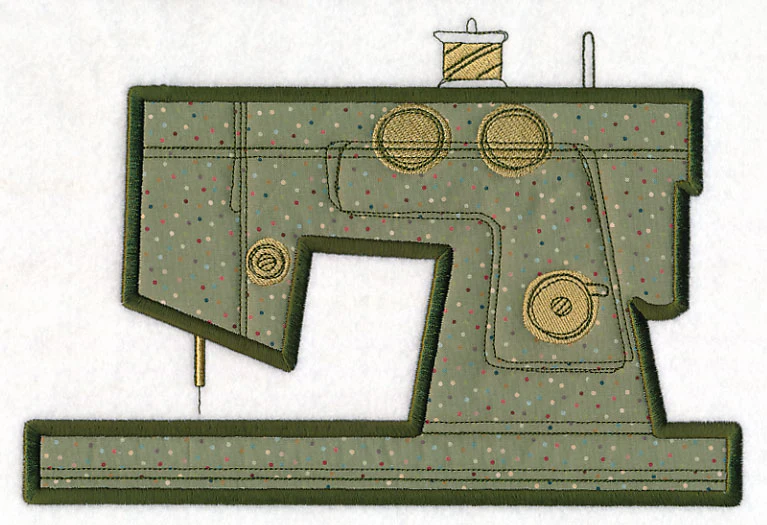 Retro Sewing Machine 3 (Applique) - Image 6