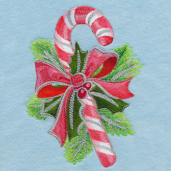 Retro Sparkle Christmas - Candy Cane - Image 2