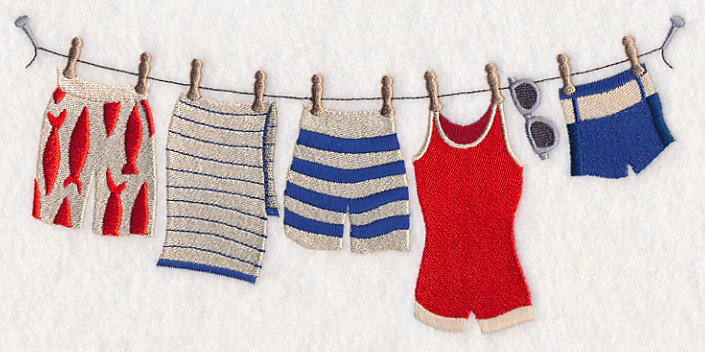 Retro Swimsuit Clothesline - Men's - Image 4