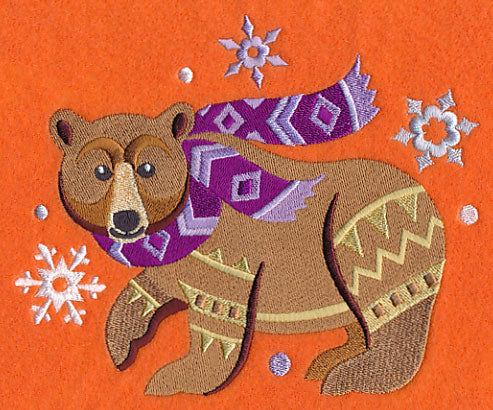 Retro Winter Bear - Image 3