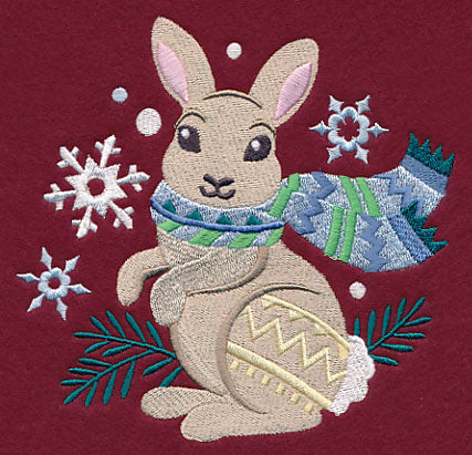 Retro Winter Bunny - Image 3