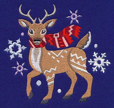 Retro Winter Deer - Image 4