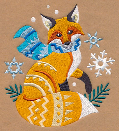 Retro Winter Fox - Image 3