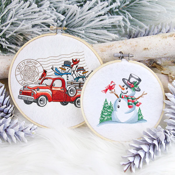 Retro Winter Truck - Image 2