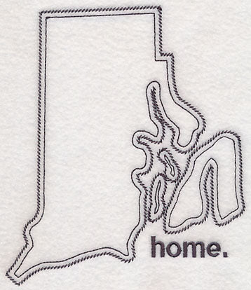 Rhode Island Outline (Vintage) - Image 4