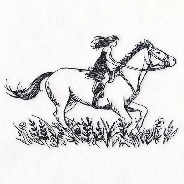 Ride Wild Horse and Girl - Image 4