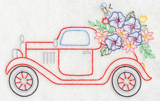Roadster in Bloom (Vintage) - Image 4