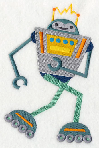 Robot on Rollerblades