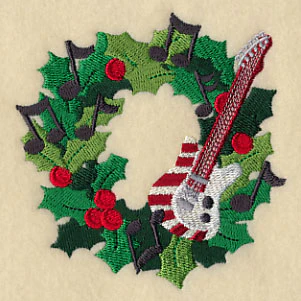 Rock 'n' Roll Christmas Wreath - Image 5