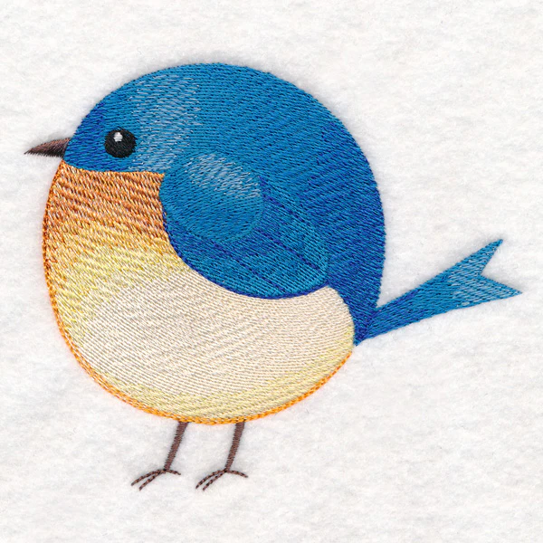 Roly-Poly Bluebird