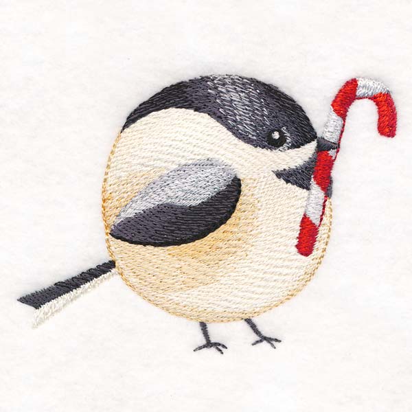 Roly-Poly Christmas Chickadee - Image 2