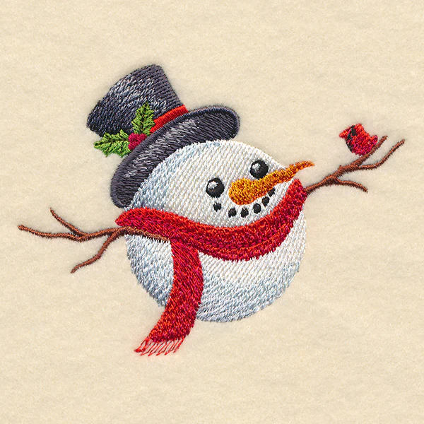 Roly-Poly Christmas Snowman - Image 2