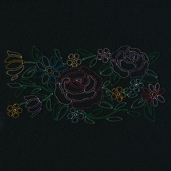 Romantic Blooms Border - Light Stitch - Image 5