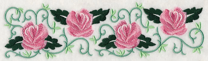 Rooster and Roses Border - Image 2