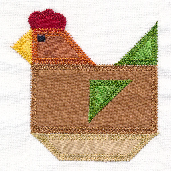 Rooster Quilt Block (In-the-Hoop) - Image 6
