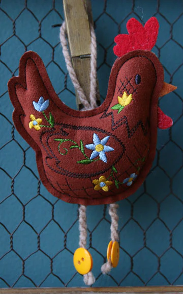 Rooster Stuffie (In-the-Hoop) - Image 2